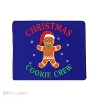Christmas Santa Hat Gingerbread Cookie Crew Baking Team Great Gift Mousepad thumb 0