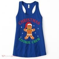 Christmas Santa Hat Gingerbread Cookie Crew Baking Team Great Gift Women's Tank Top thumb 0