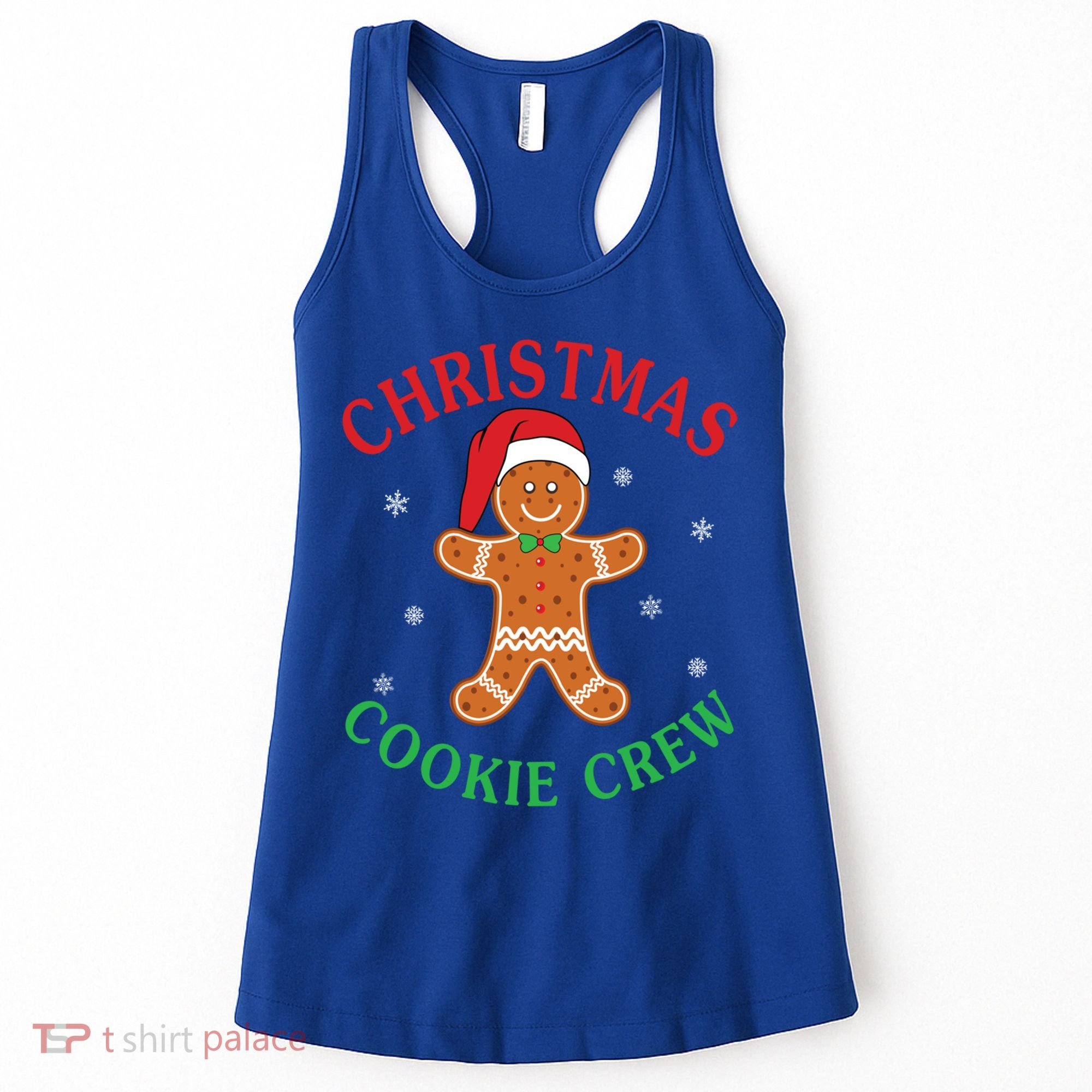 Christmas Santa Hat Gingerbread Cookie Crew Baking Team Great Gift Women's Tank Top