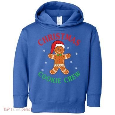 Christmas Santa Hat Gingerbread Cookie Crew Baking Team Great Gift Toddler Hoodie