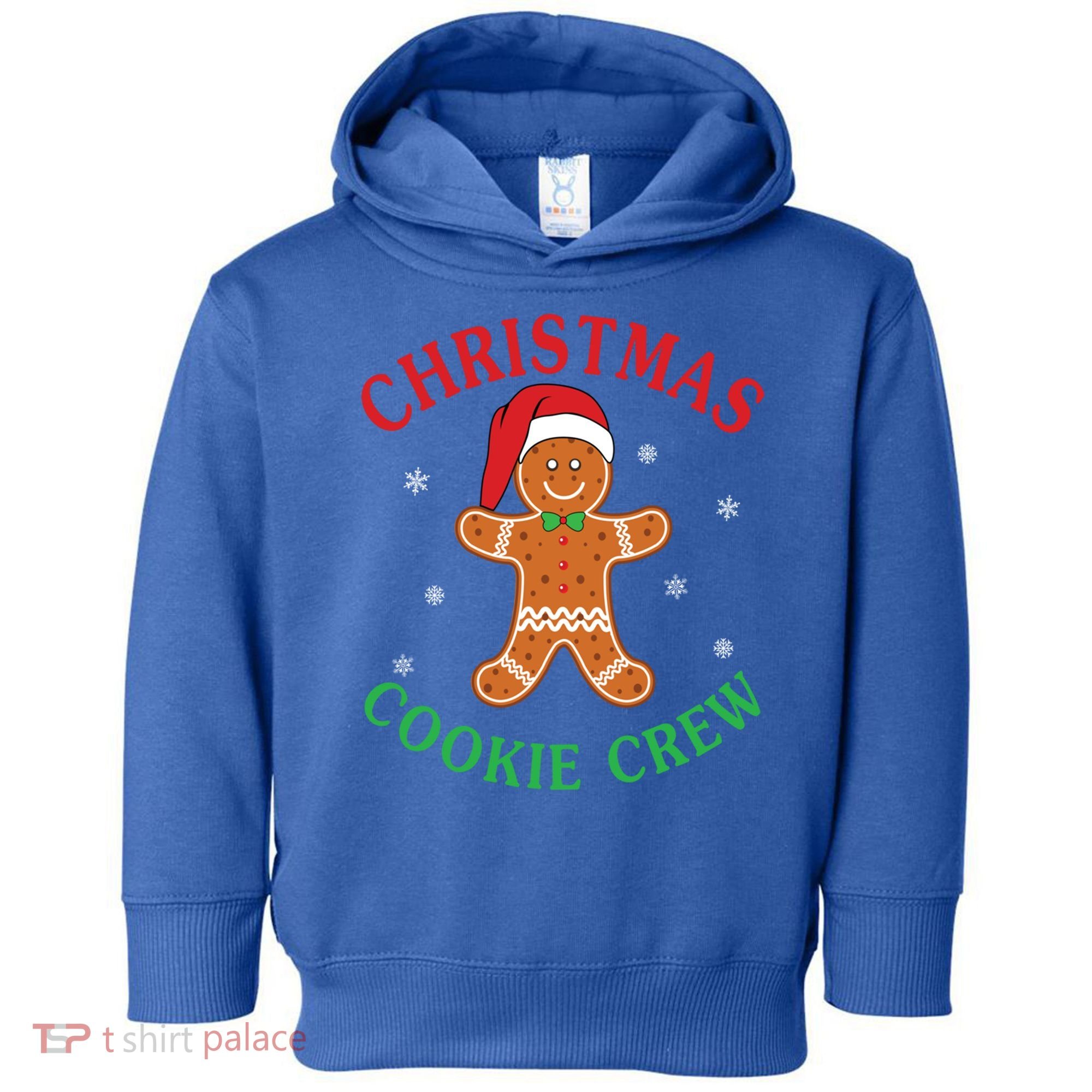 Christmas Santa Hat Gingerbread Cookie Crew Baking Team Great Gift Toddler Hoodie