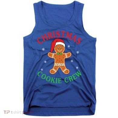 Christmas Santa Hat Gingerbread Cookie Crew Baking Team Great Gift Tank Top