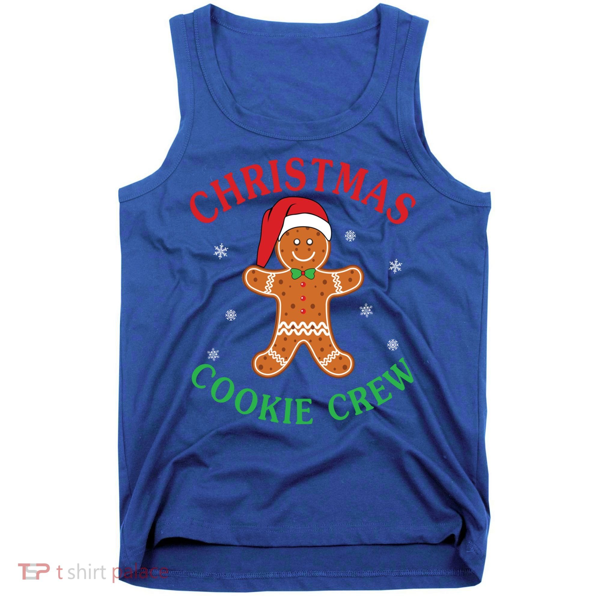 Christmas Santa Hat Gingerbread Cookie Crew Baking Team Great Gift Tank Top