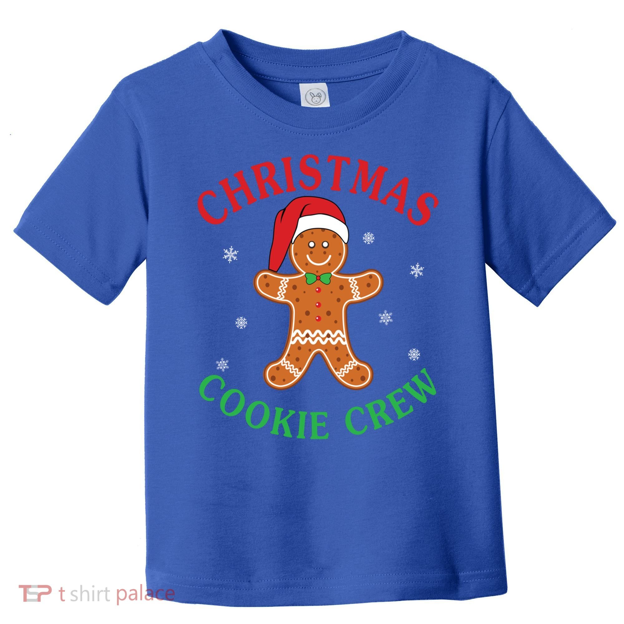 Christmas Santa Hat Gingerbread Cookie Crew Baking Team Great Gift Toddler T-Shirt