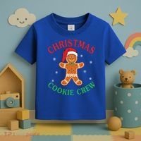 Christmas Santa Hat Gingerbread Cookie Crew Baking Team Great Gift Toddler T-Shirt thumb 3