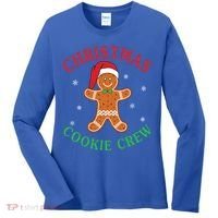 Christmas Santa Hat Gingerbread Cookie Crew Baking Team Great Gift Women's Long Sleeve Shirt thumb 0