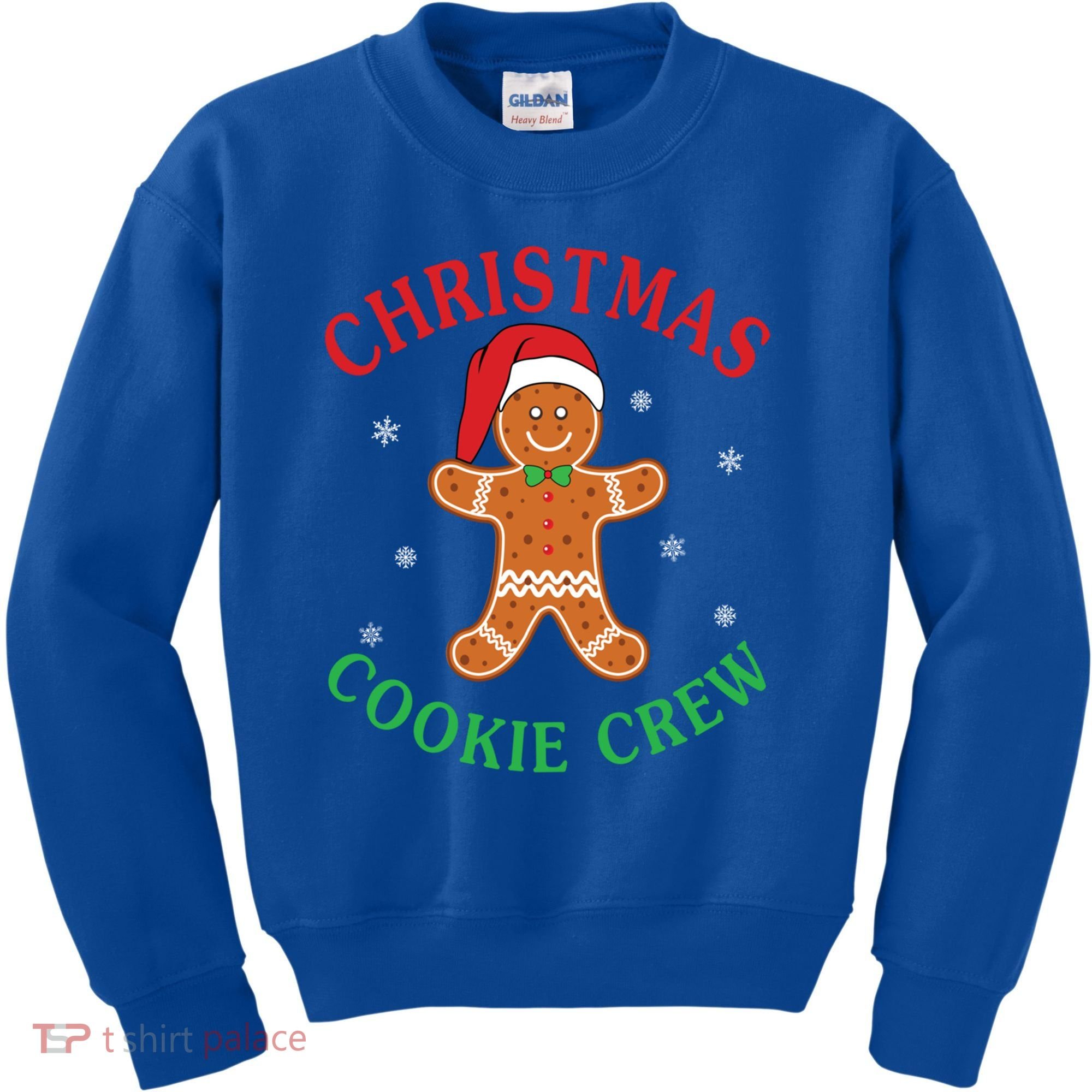 Christmas Santa Hat Gingerbread Cookie Crew Baking Team Great Gift Kids Sweatshirt