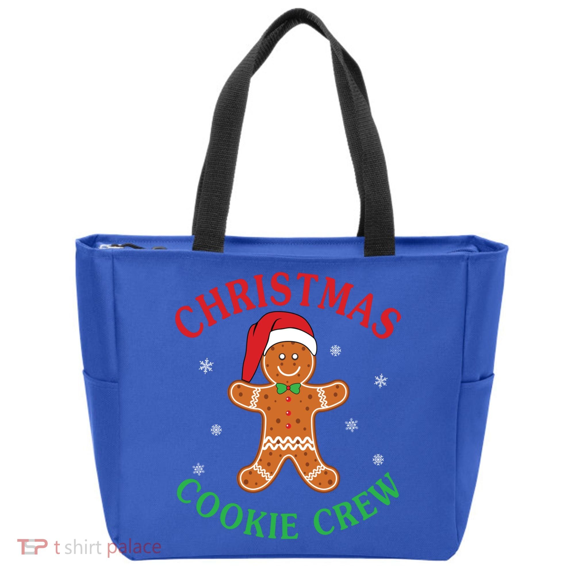 Christmas Santa Hat Gingerbread Cookie Crew Baking Team Great Gift Tote Bag
