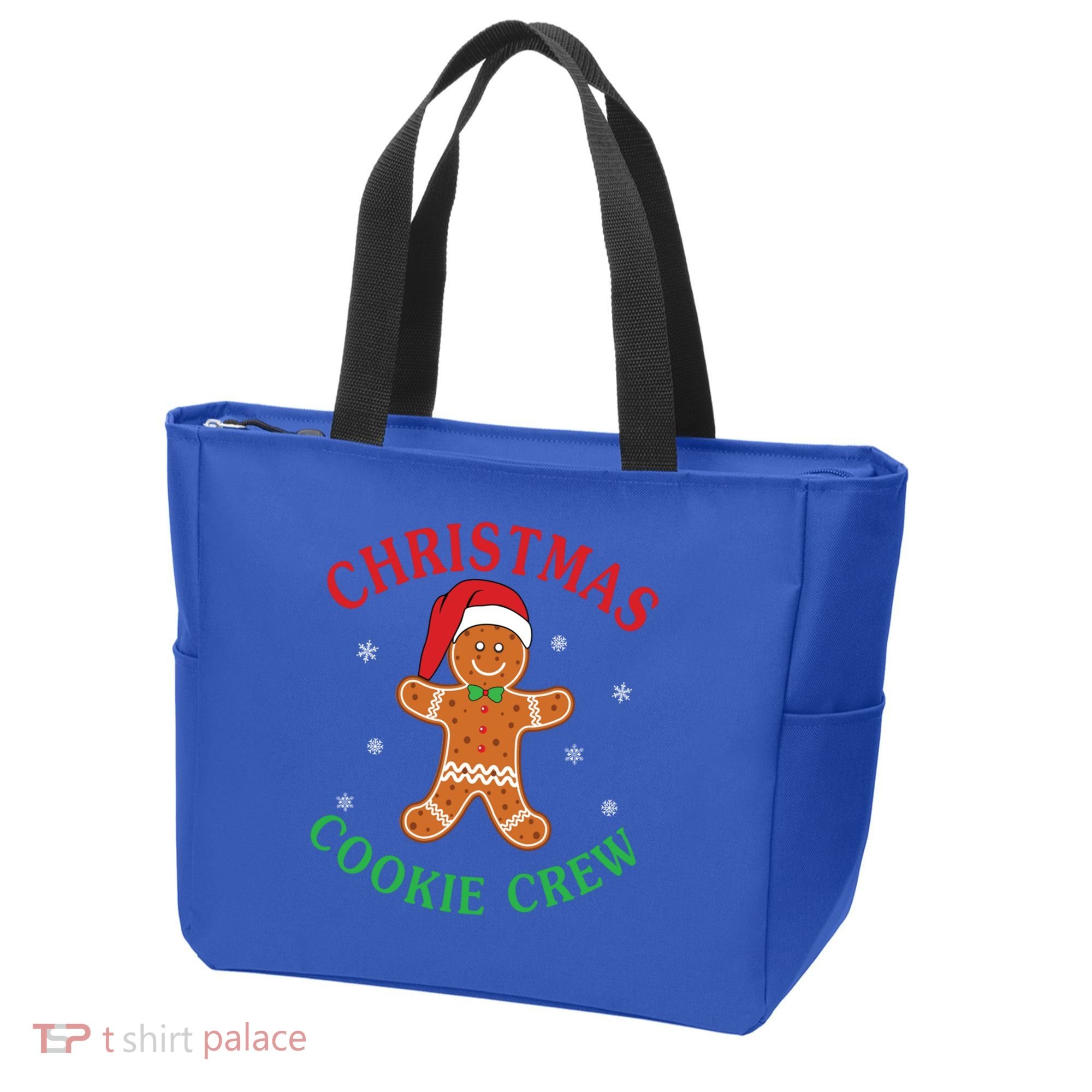 Christmas Santa Hat Gingerbread Cookie Crew Baking Team Great Gift Tote Bag