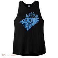 Carolina Strong Hurricane Relief Western Nc Ladies PosiCharge Tri-Blend Wicking Tank thumb 0