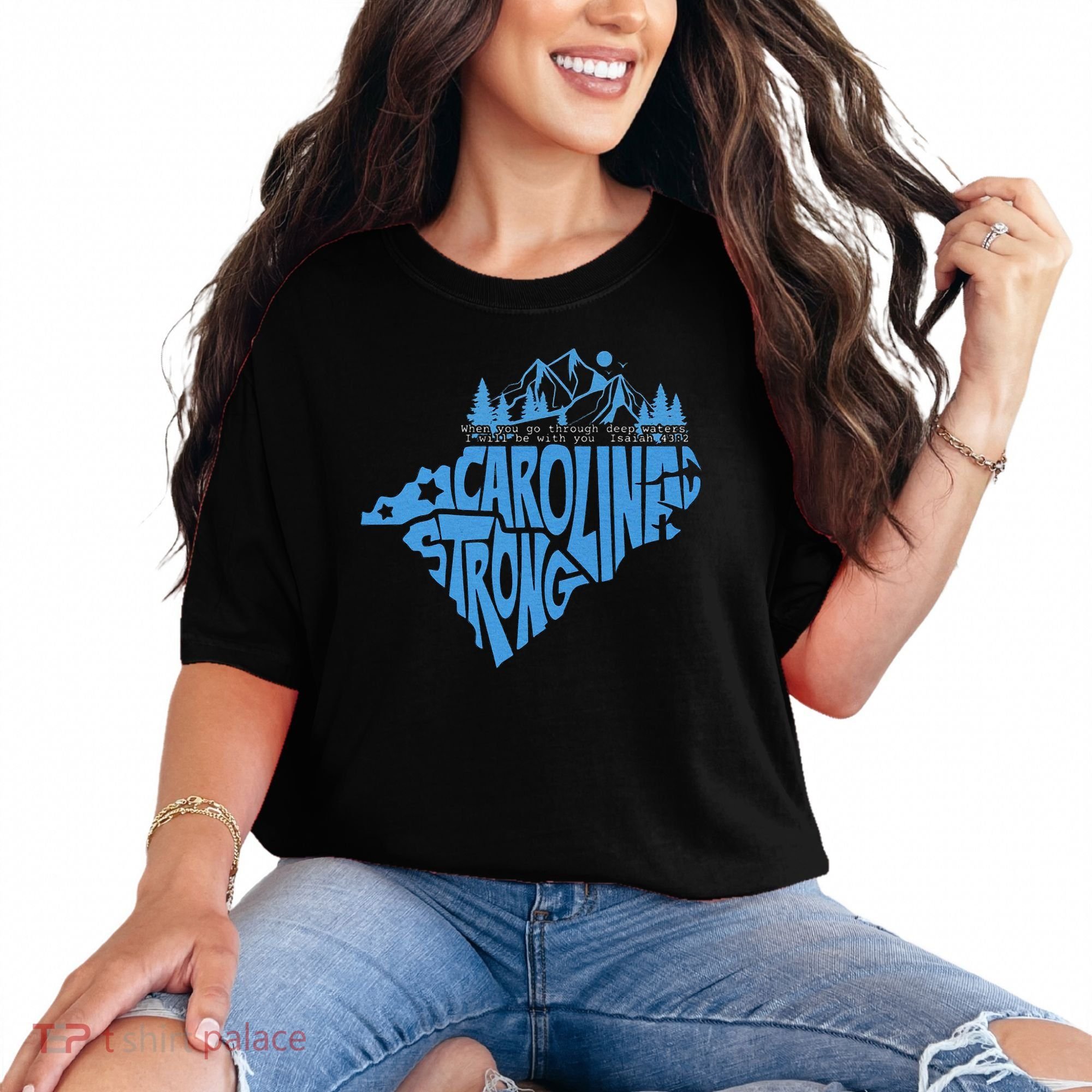 Carolina Strong Hurricane Relief Western Nc Comfort Colors T-Shirt