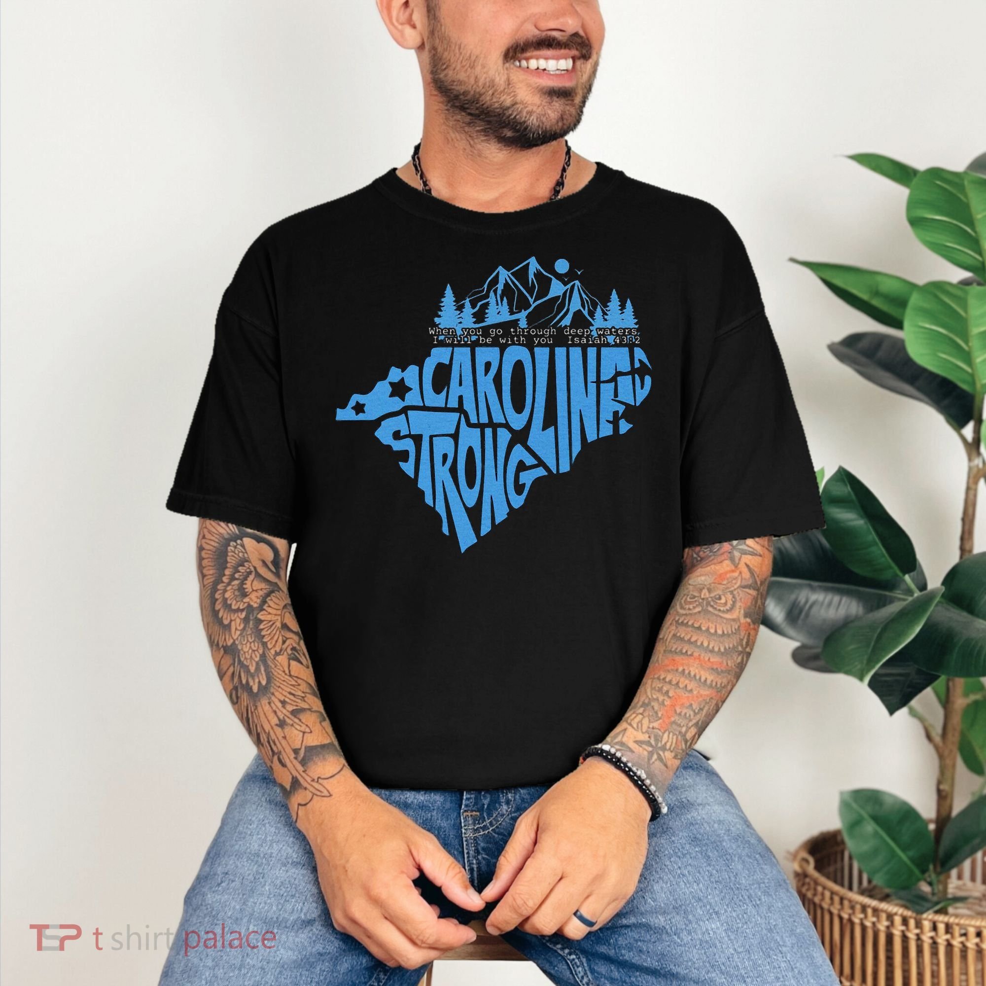 Carolina Strong Hurricane Relief Western Nc Comfort Colors T-Shirt