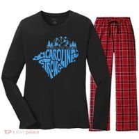 Carolina Strong Hurricane Relief Western Nc Women's Long Sleeve Flannel Pajama Set  thumb 0