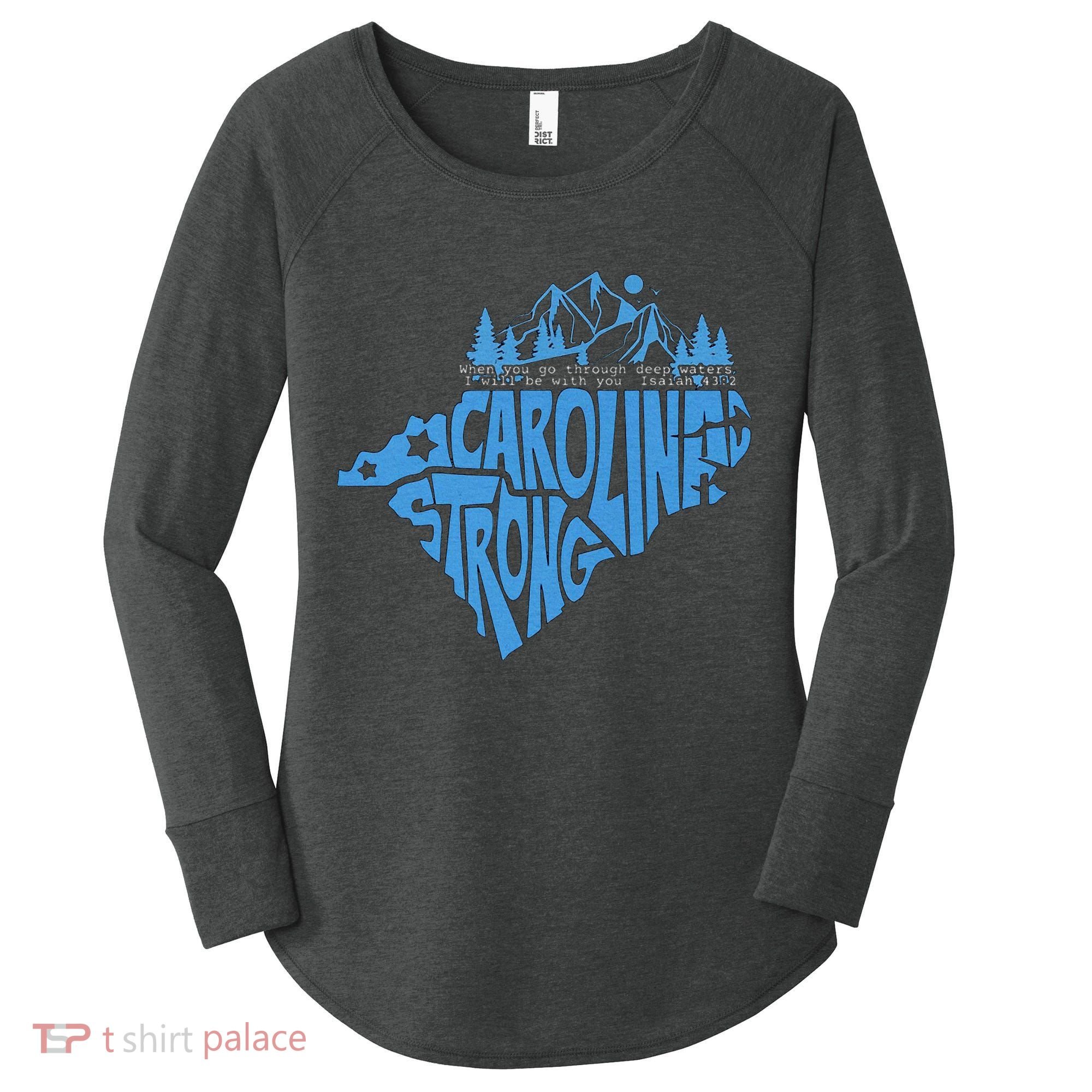 Carolina Strong Hurricane Relief Western Nc Women's Perfect Tri Tunic Long Sleeve Shirt