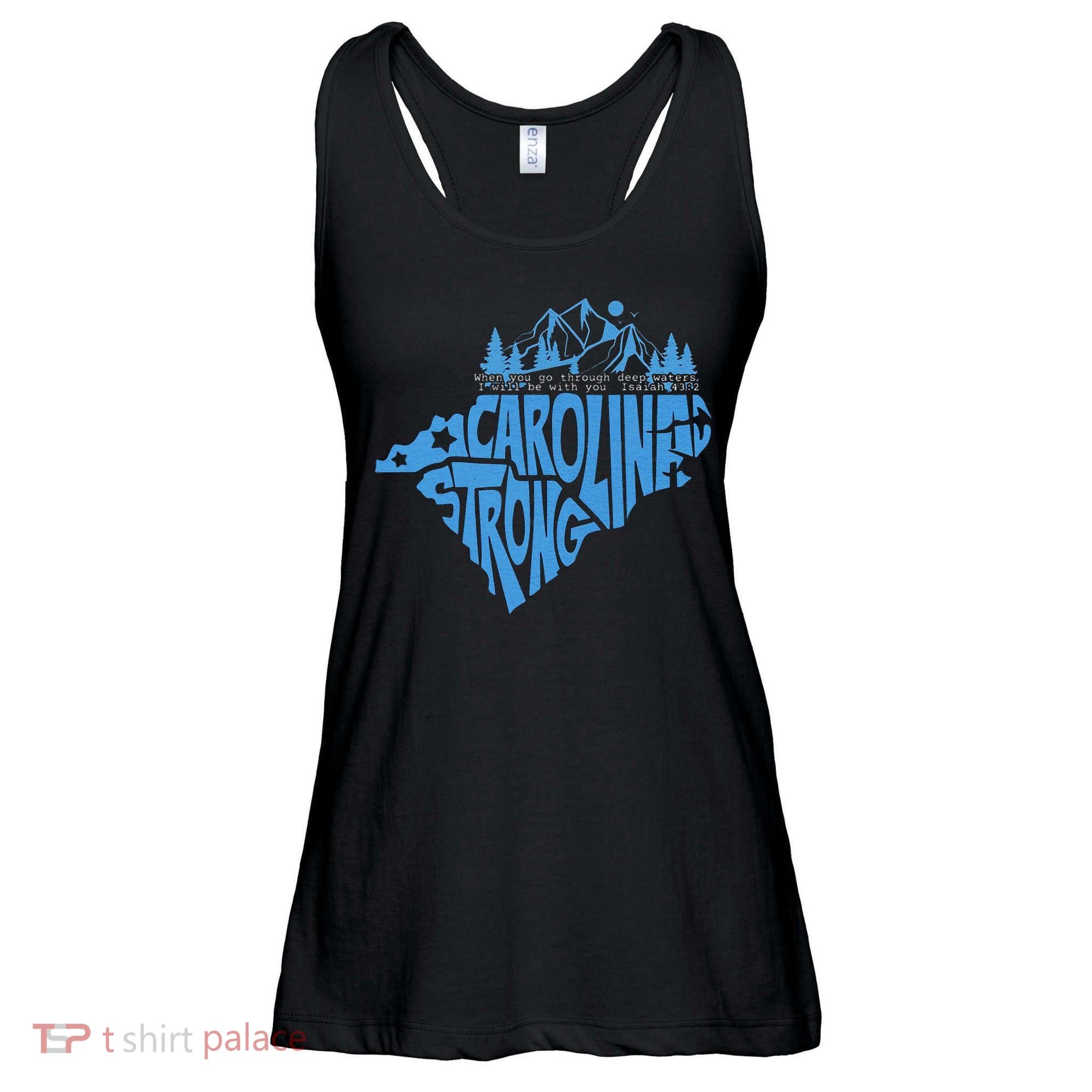 Carolina Strong Hurricane Relief Western Nc Ladies Essential Flowy Tank