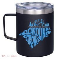 Carolina Strong Hurricane Relief Western Nc 12oz Stainless Steel Coffee Mug thumb 2