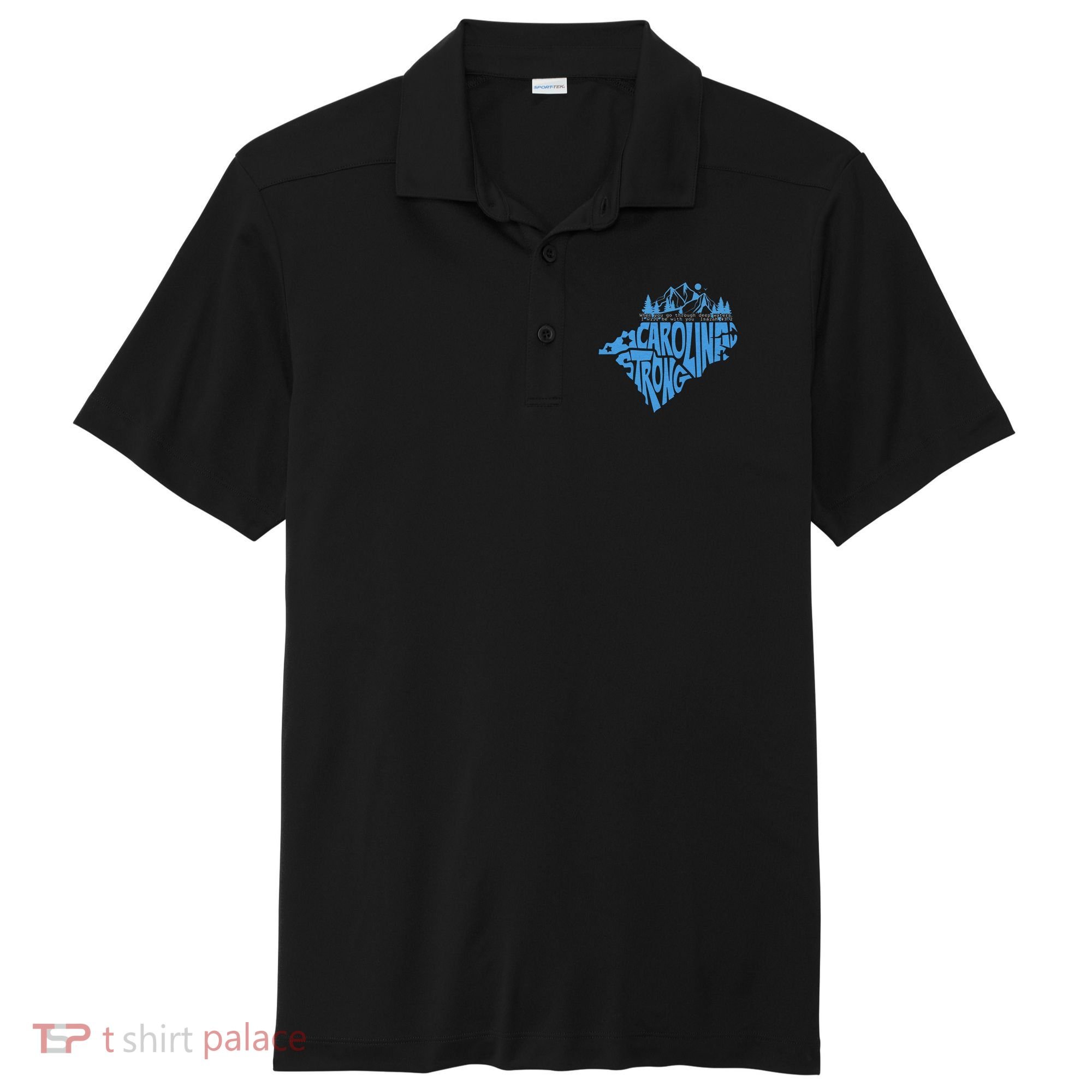 Carolina Strong Hurricane Relief Western Nc Sport-Tek Posi-UV Pro Polo