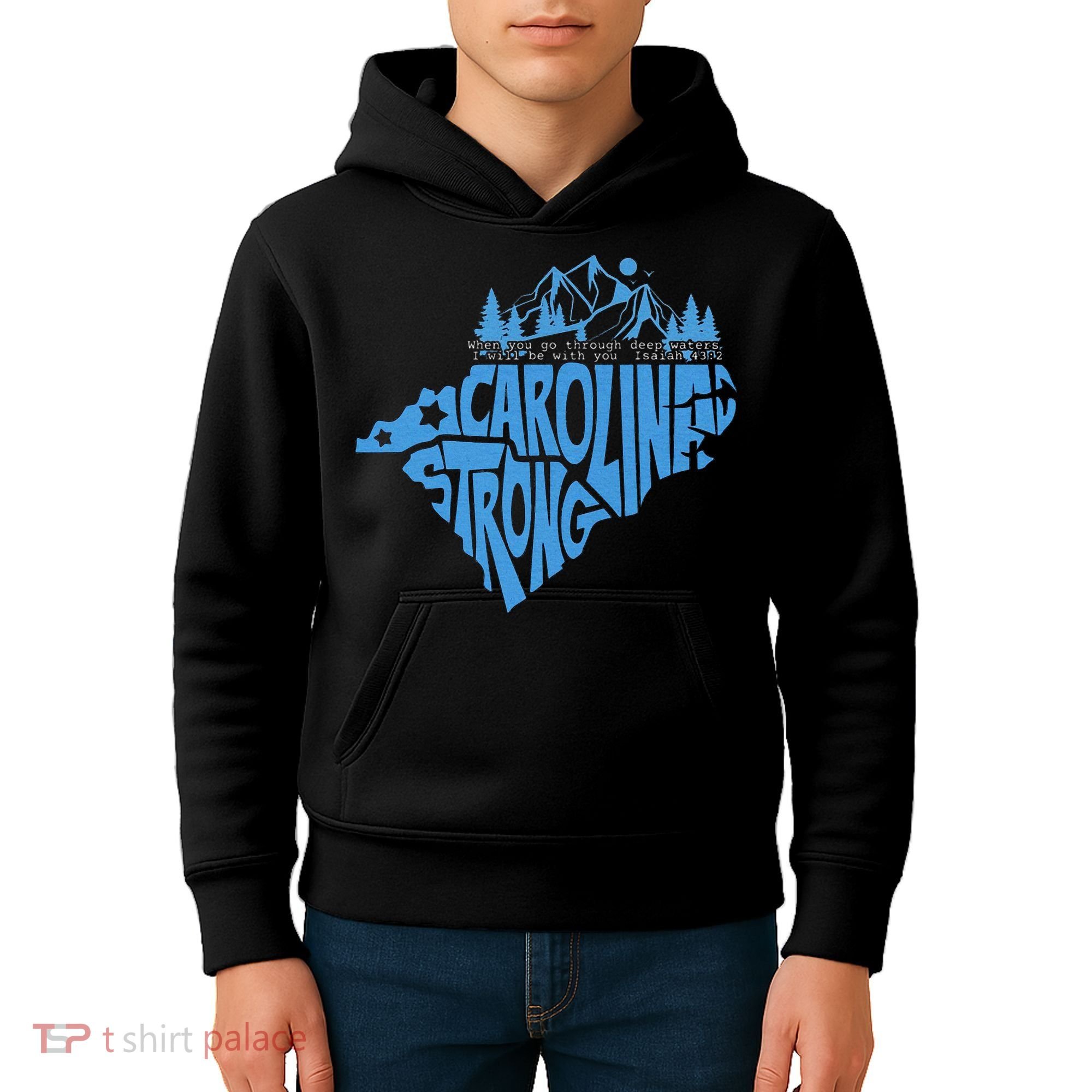 Carolina Strong Hurricane Relief Western Nc Kids Hoodie