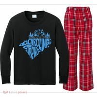 Carolina Strong Hurricane Relief Western Nc Kids Long Sleeve Plaid Pajama Set thumb 0