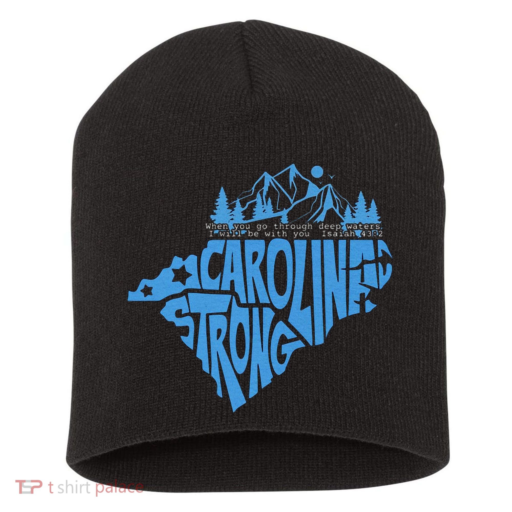 Carolina Strong Hurricane Relief Western Nc Short Acrylic Beanie