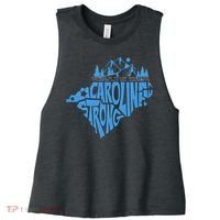 Carolina Strong Hurricane Relief Western Nc Women's Racerback Cropped Tank thumb 0