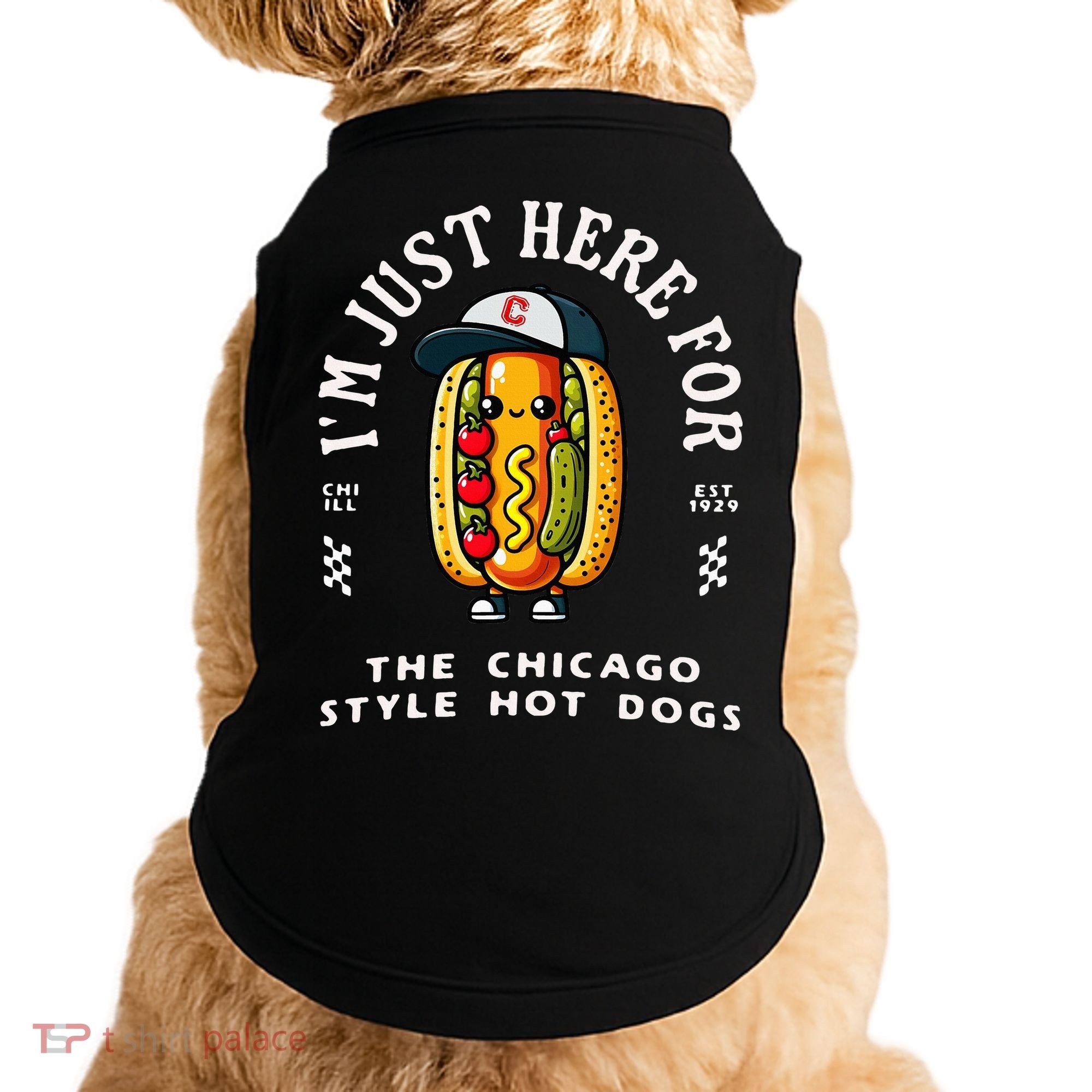 Chicago Style Hot Dog Lover Chicago Foodie Doggie Tank