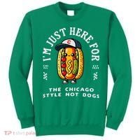 Chicago Style Hot Dog Lover Chicago Foodie Sweatshirt thumb 0