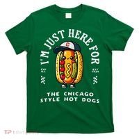 Chicago Style Hot Dog Lover Chicago Foodie T-Shirt thumb 0