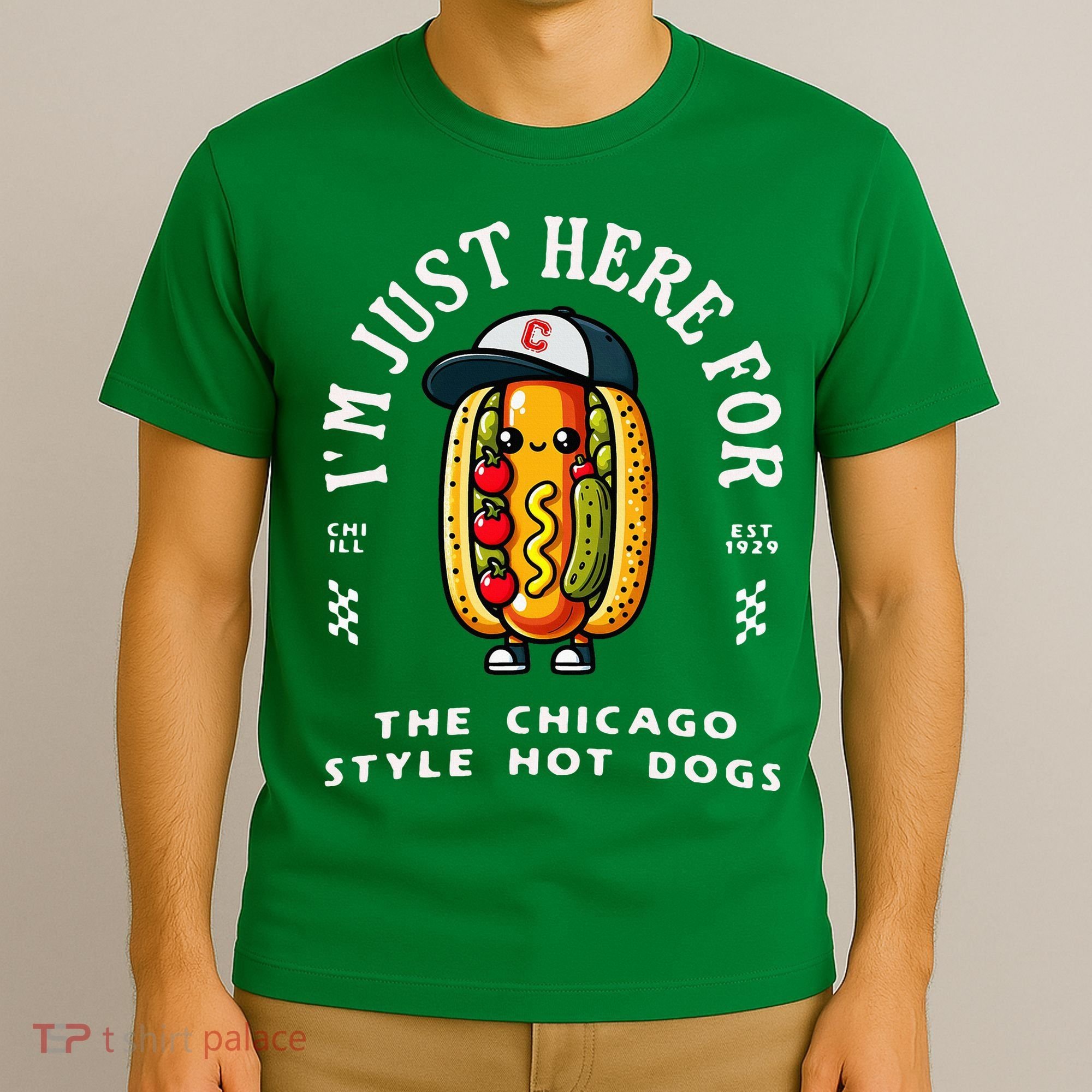 Chicago Style Hot Dog Lover Chicago Foodie T-Shirt