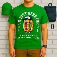 Chicago Style Hot Dog Lover Chicago Foodie T-Shirt thumb 6