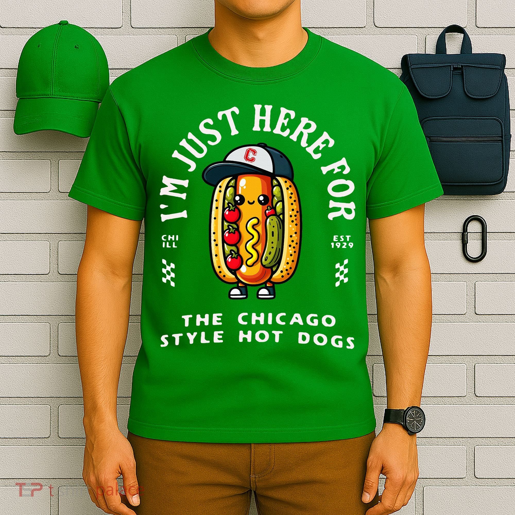Chicago Style Hot Dog Lover Chicago Foodie T-Shirt