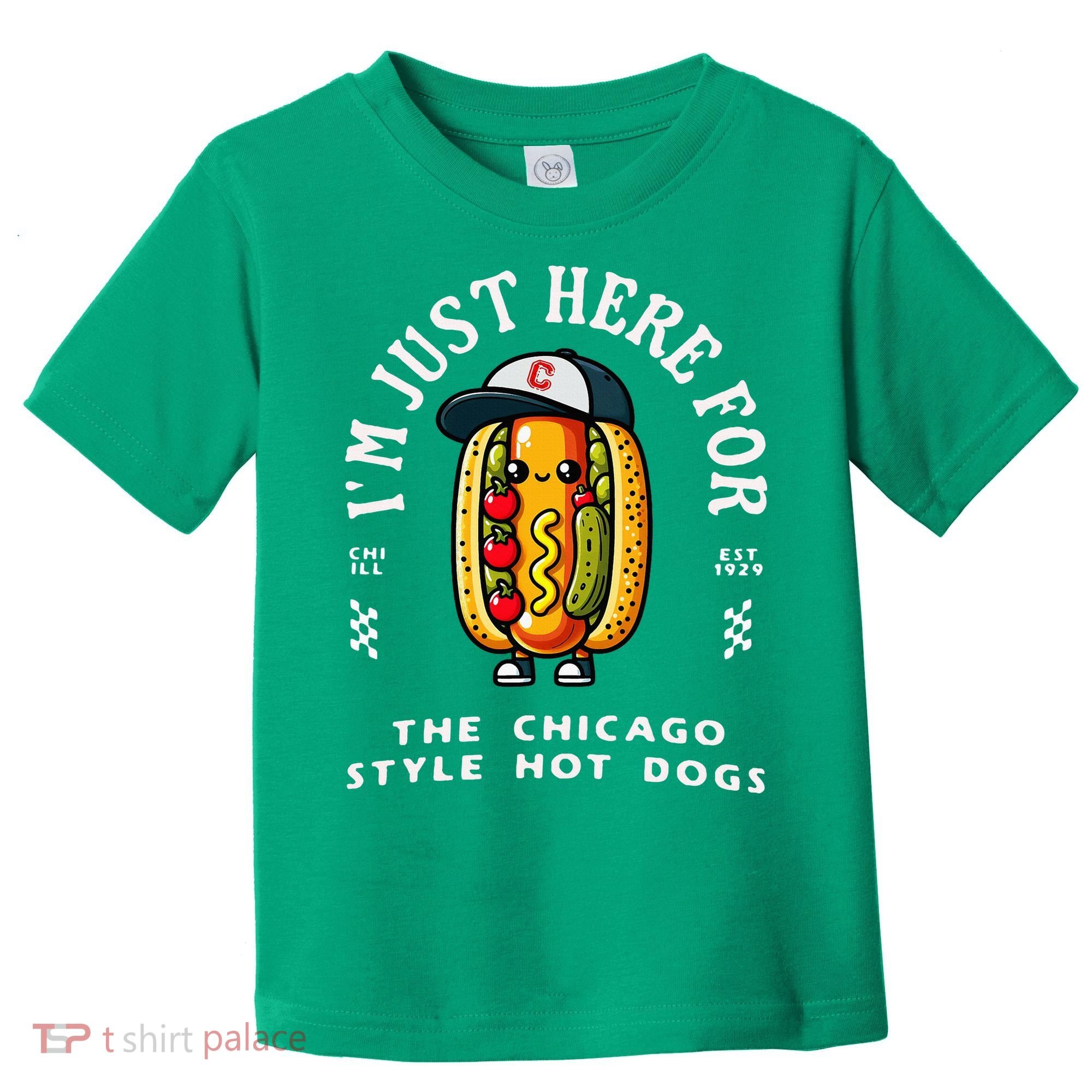 Chicago Style Hot Dog Lover Chicago Foodie Toddler T-Shirt