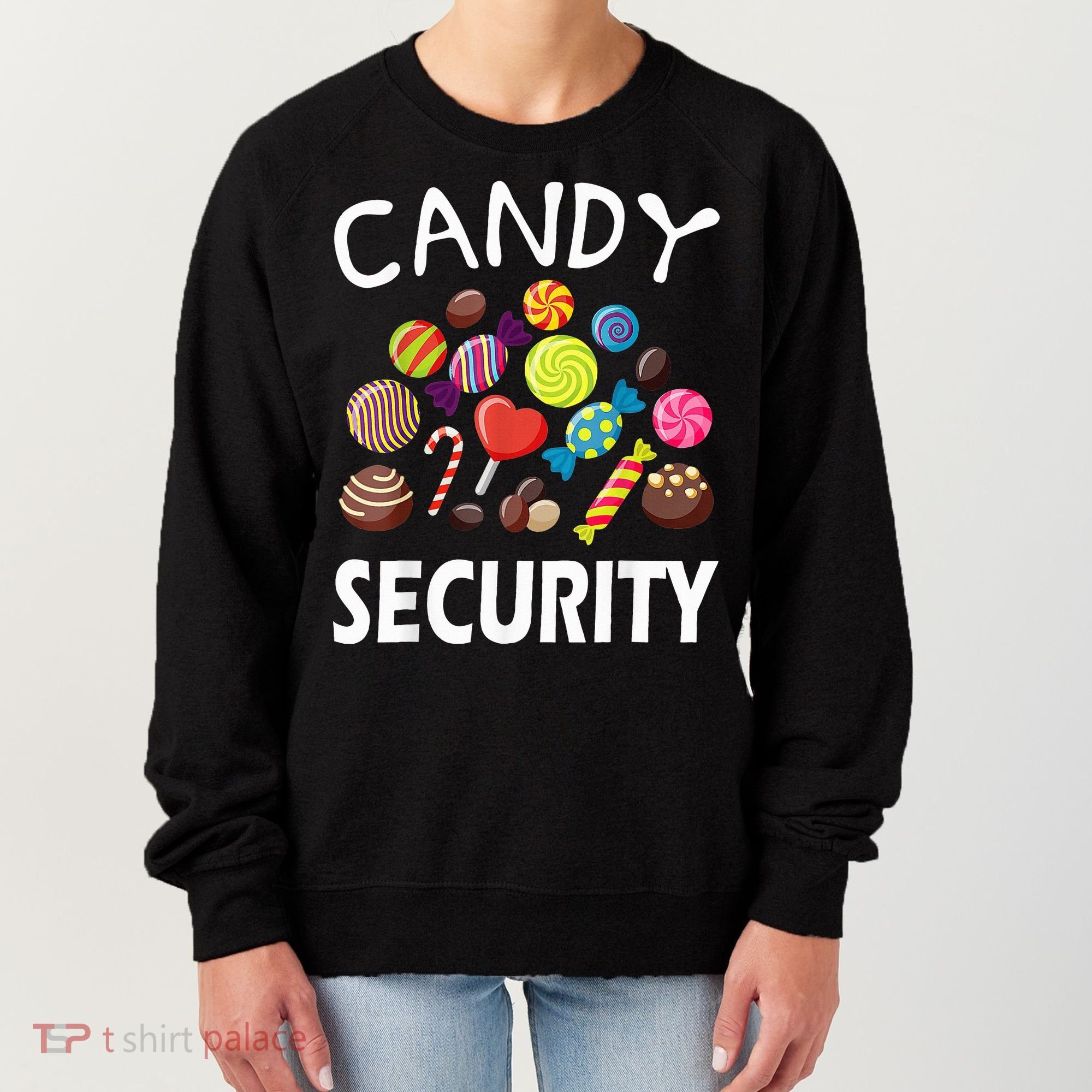 Candy Security Halloween Costume Party Women's Sweatshirt