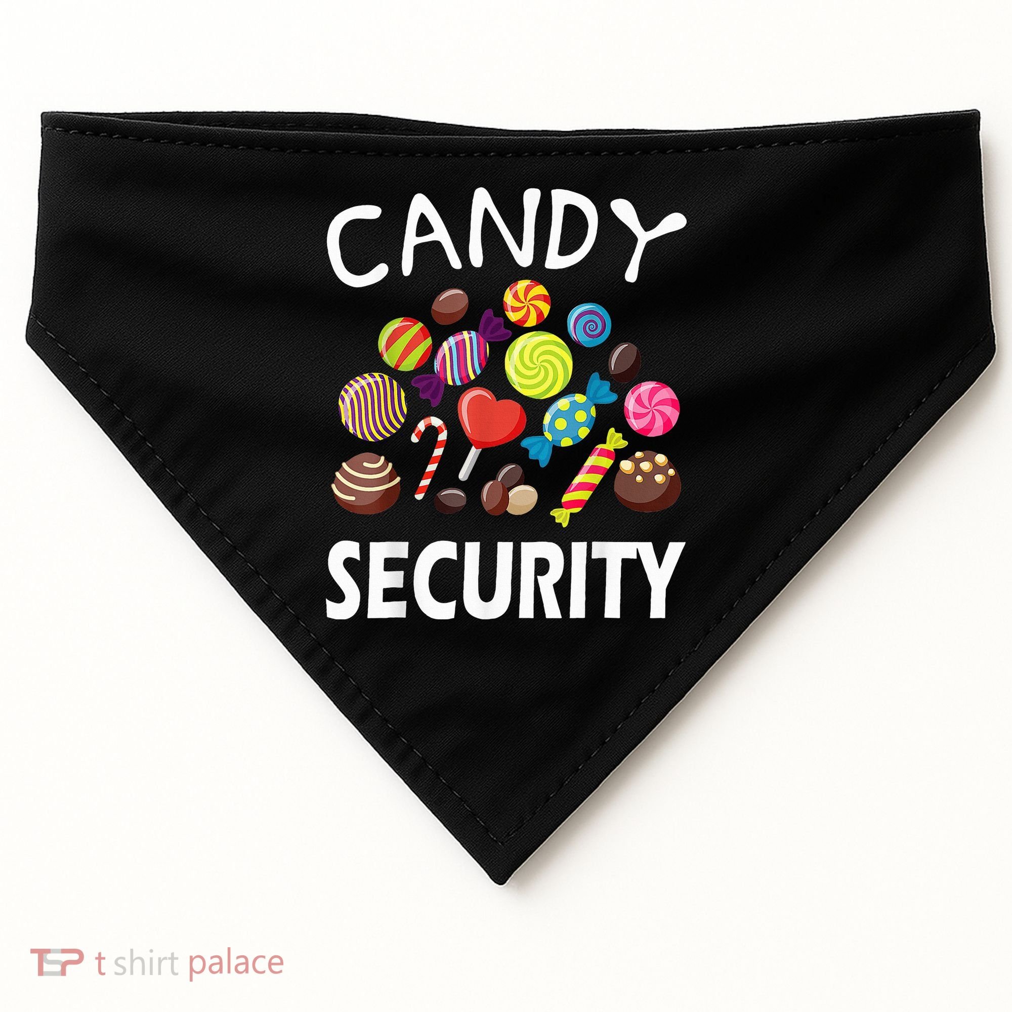 Candy Security Halloween Costume Party USA-Made Doggie Bandana
