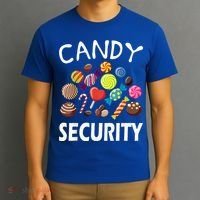 Candy Security Halloween Costume Party T-Shirt thumb 3