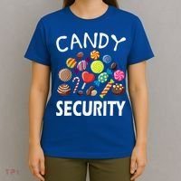 Candy Security Halloween Costume Party T-Shirt thumb 4