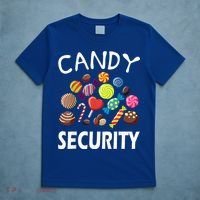 Candy Security Halloween Costume Party T-Shirt thumb 5