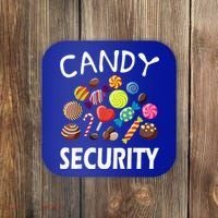 Candy Security Halloween Costume Party Coaster thumb 0