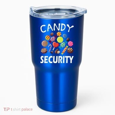 Candy Security Halloween Costume Party Tumbler
