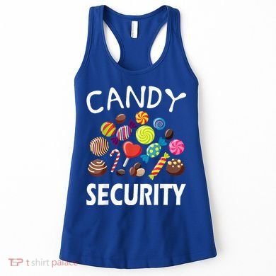 Candy Security Halloween Costume Party Women's Tank Top