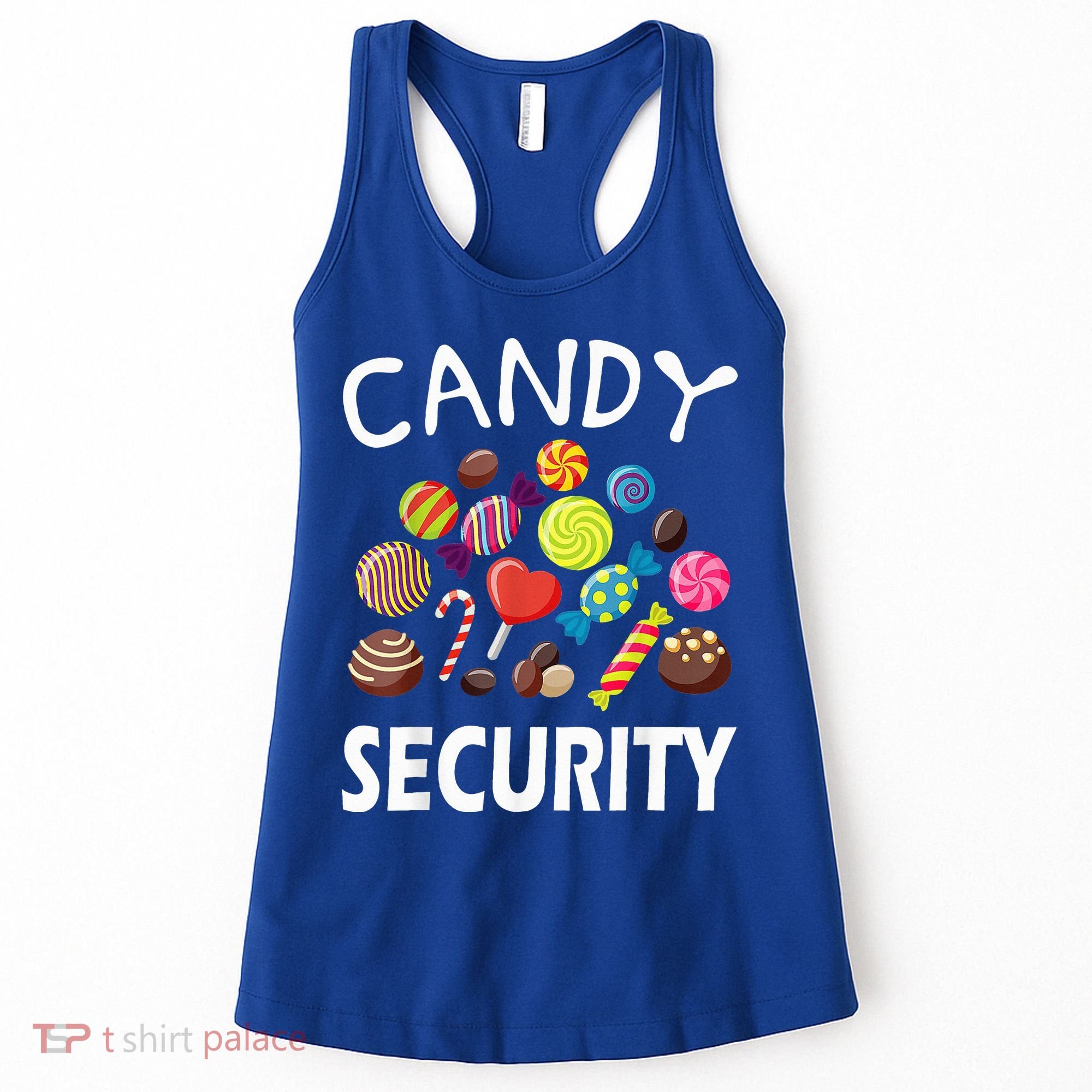 Candy Security Halloween Costume Party Women's Tank Top