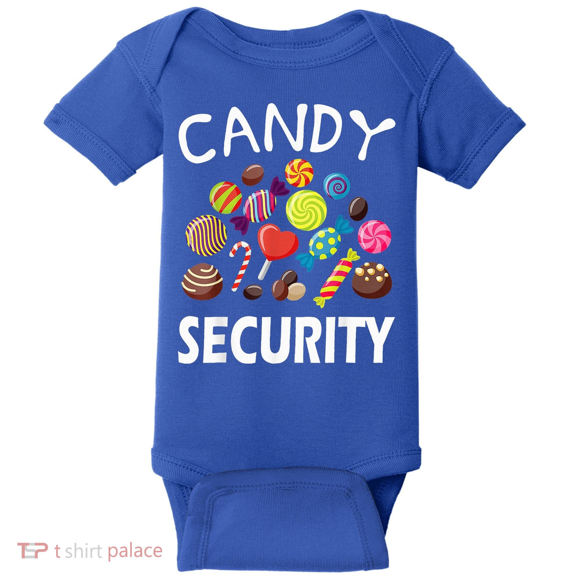 Candy Security Halloween Costume Party Baby Bodysuit