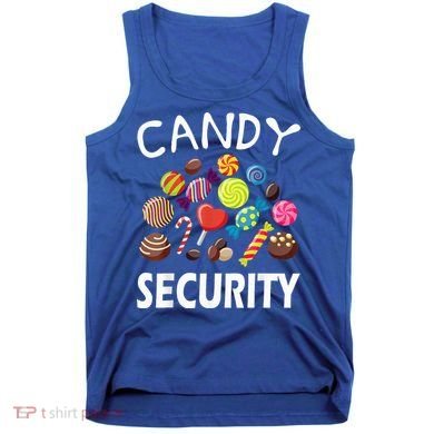 Candy Security Halloween Costume Party Tank Top