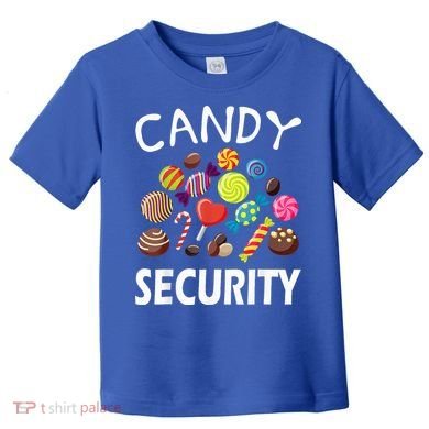 Candy Security Halloween Costume Party Toddler T-Shirt