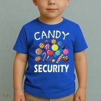 Candy Security Halloween Costume Party Toddler T-Shirt thumb 2