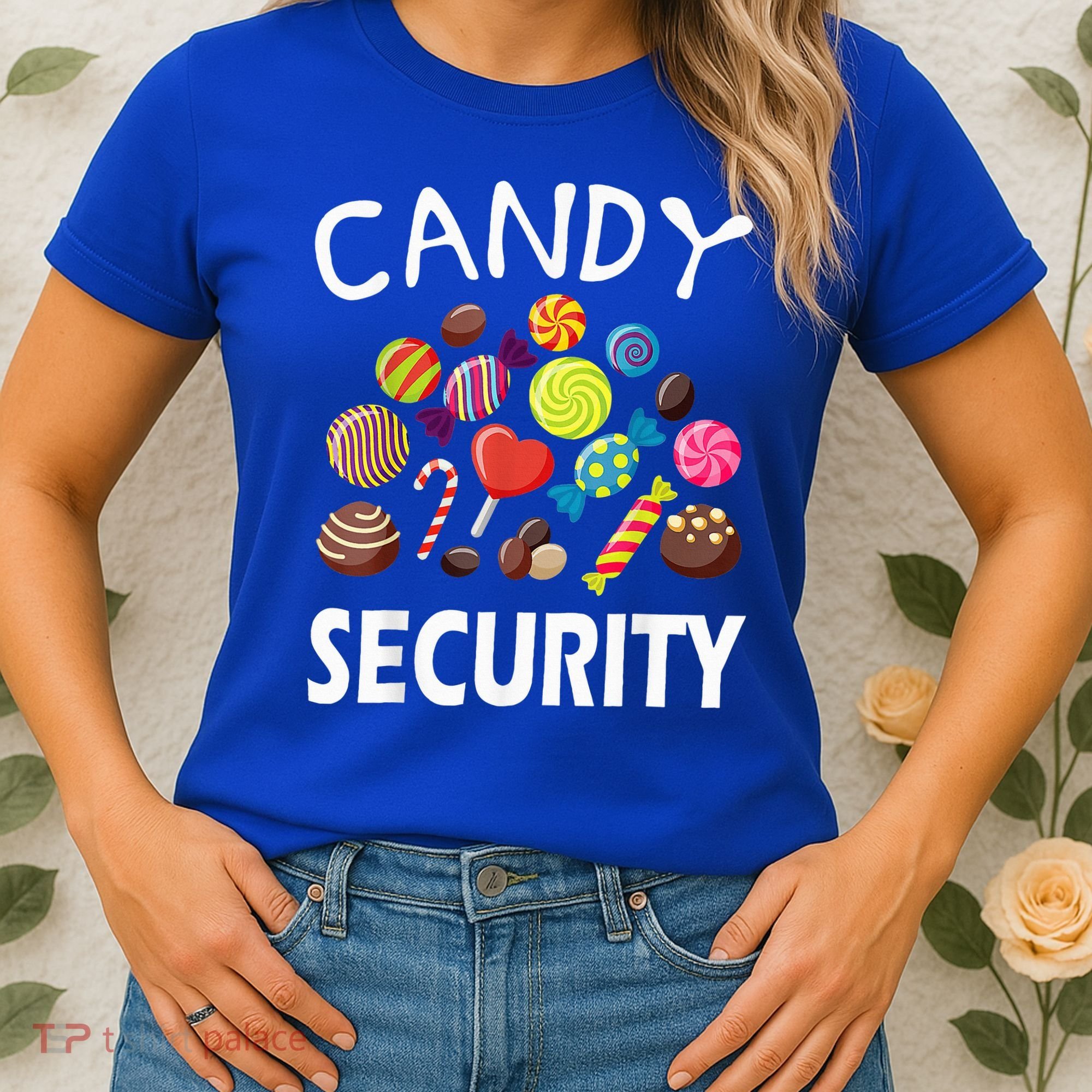 Candy Security Halloween Costume Party Women's T-Shirt