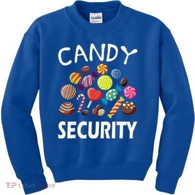 Candy Security Halloween Costume Party Kids Sweatshirt