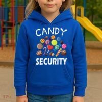 Candy Security Halloween Costume Party Kids Hoodie thumb 3