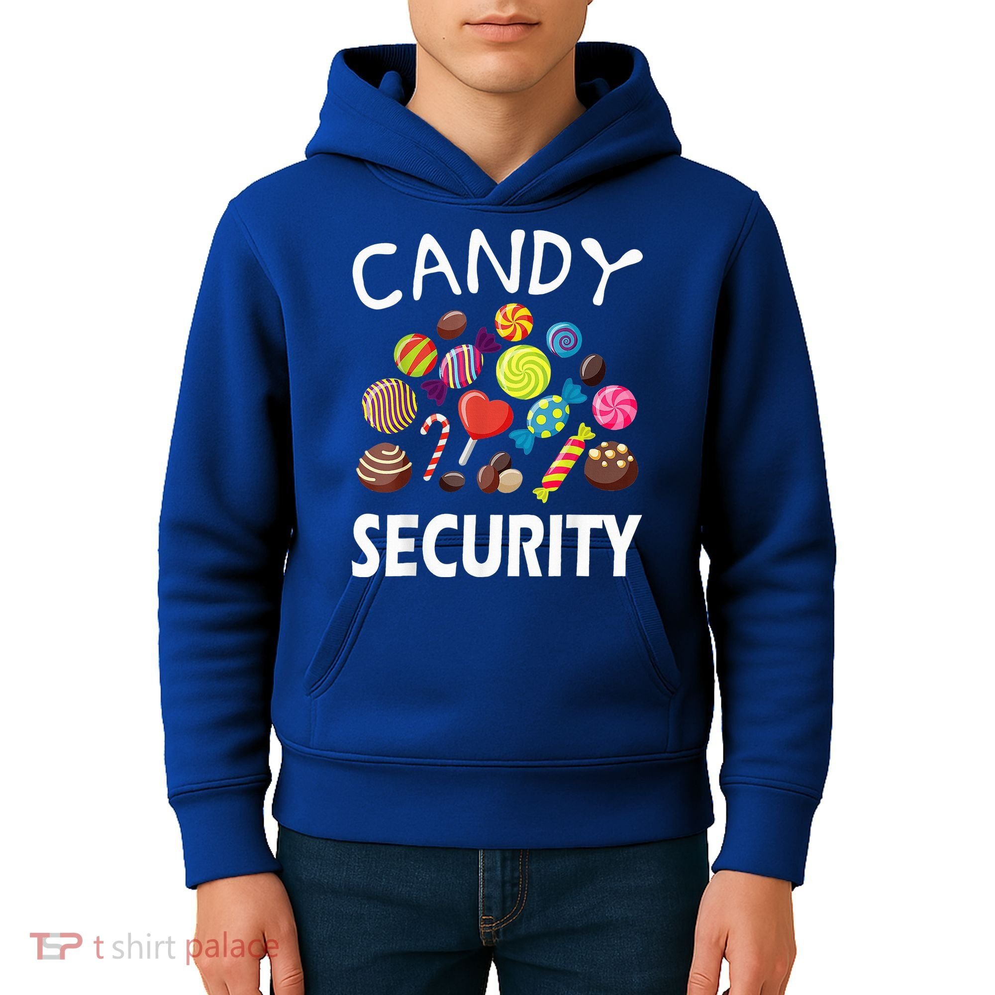 Candy Security Halloween Costume Party Kids Hoodie