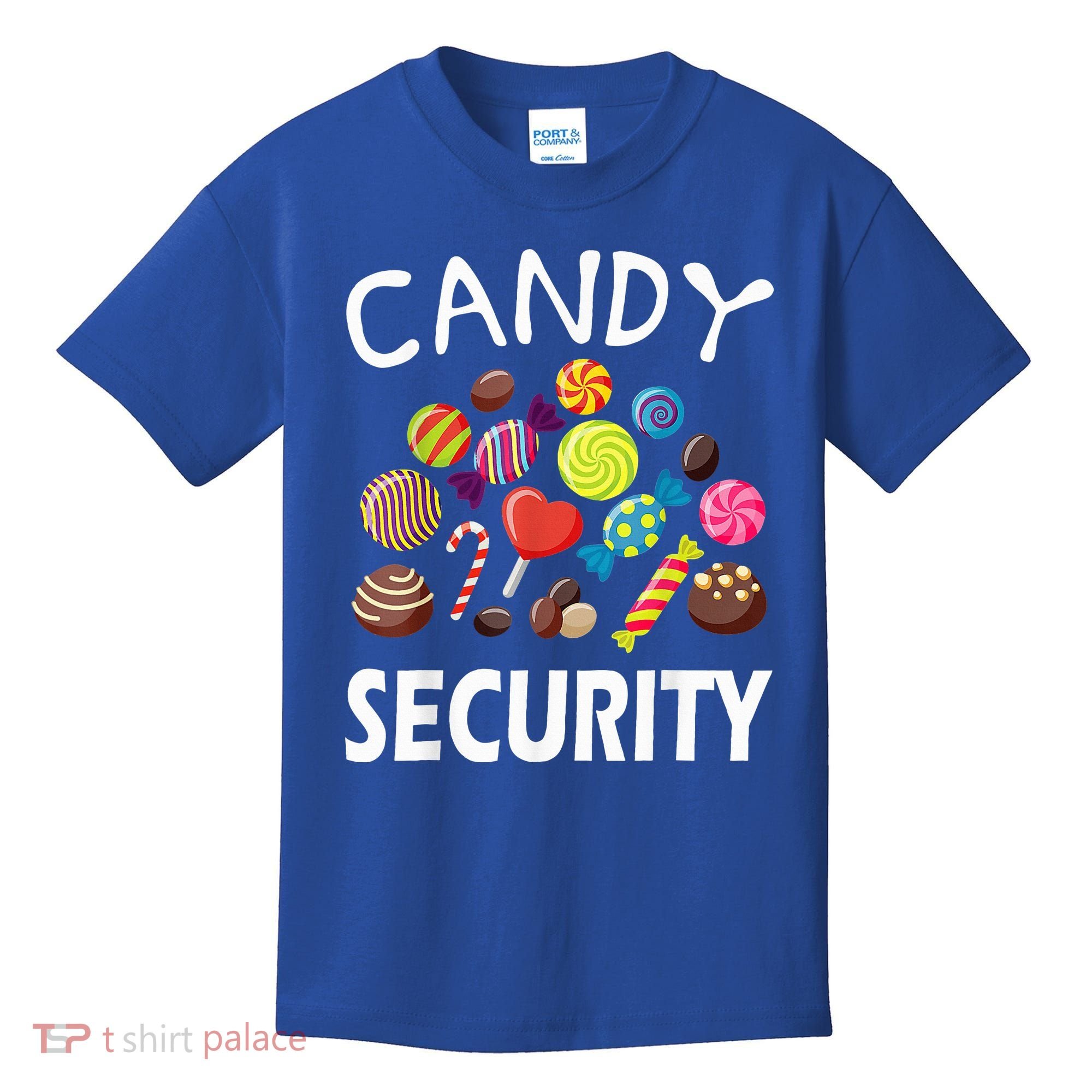 Candy Security Halloween Costume Party Kids T-Shirt